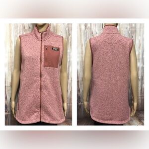 L.L.BEAN Dark Peach/Rust Sweater Vest